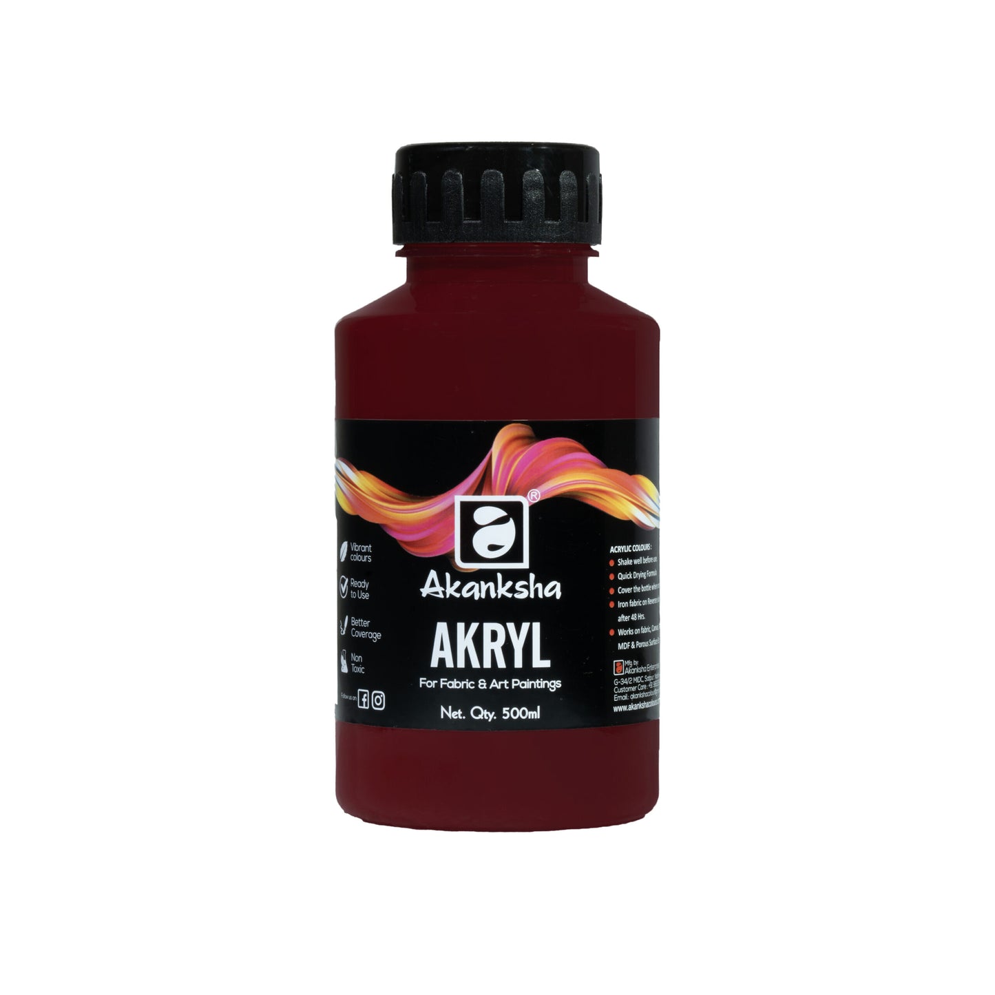 Akansha Acrylic Colours 1 Ltr