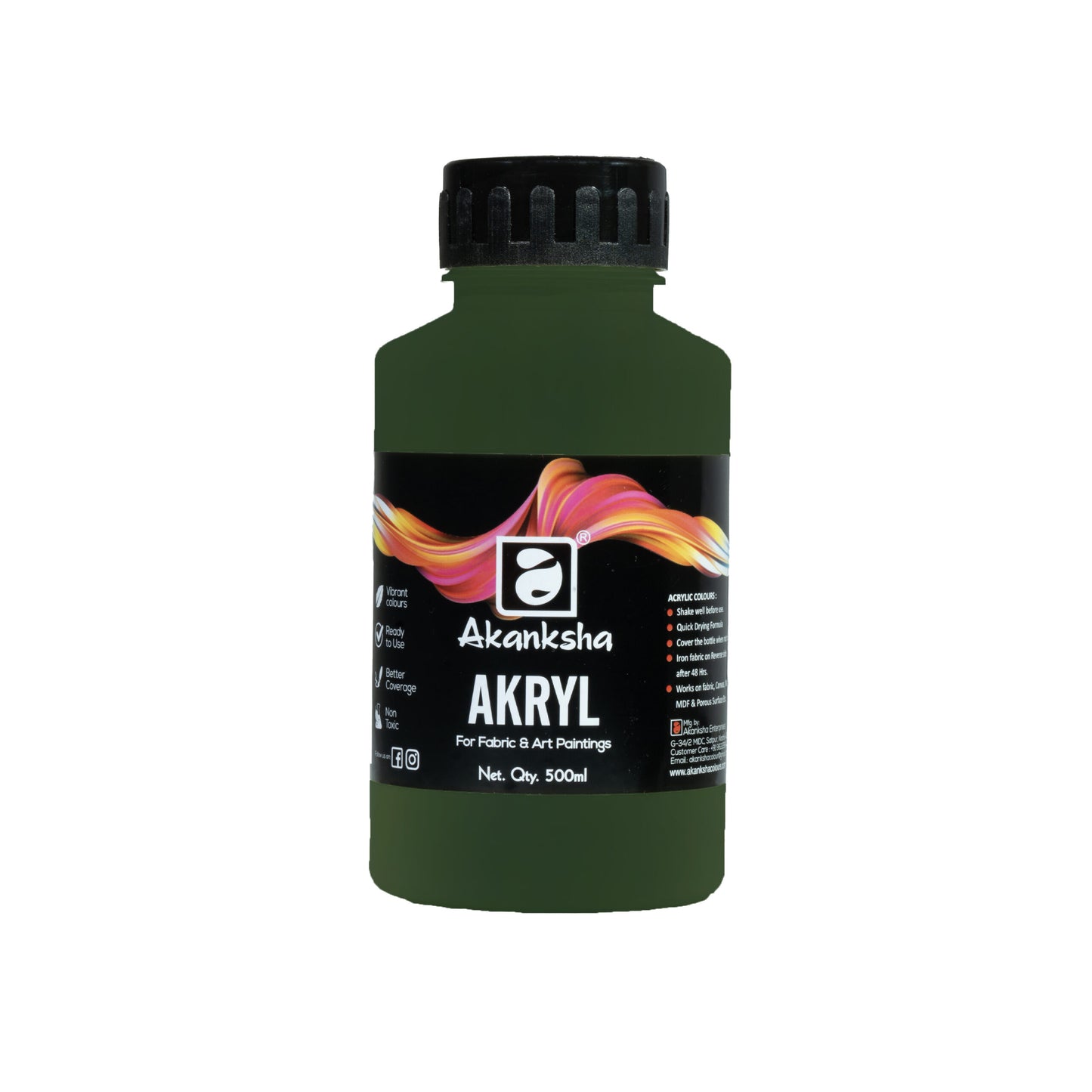Akansha Acrylic Colours 1 Ltr