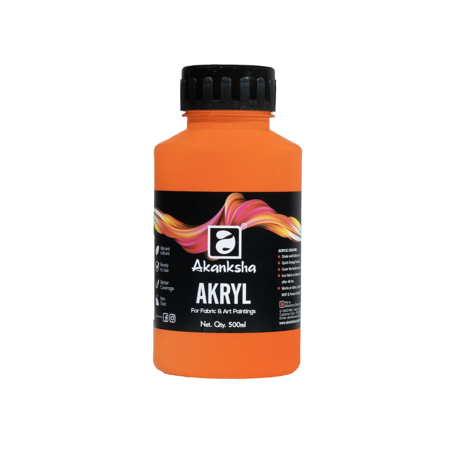 Akansha Acrylic Colours 1 Ltr