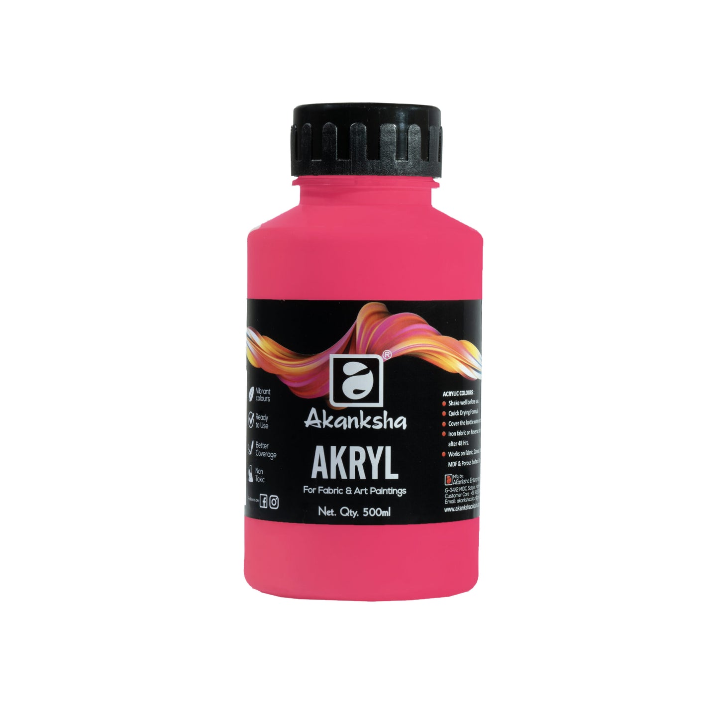 Akansha Acrylic Colours 1 Ltr