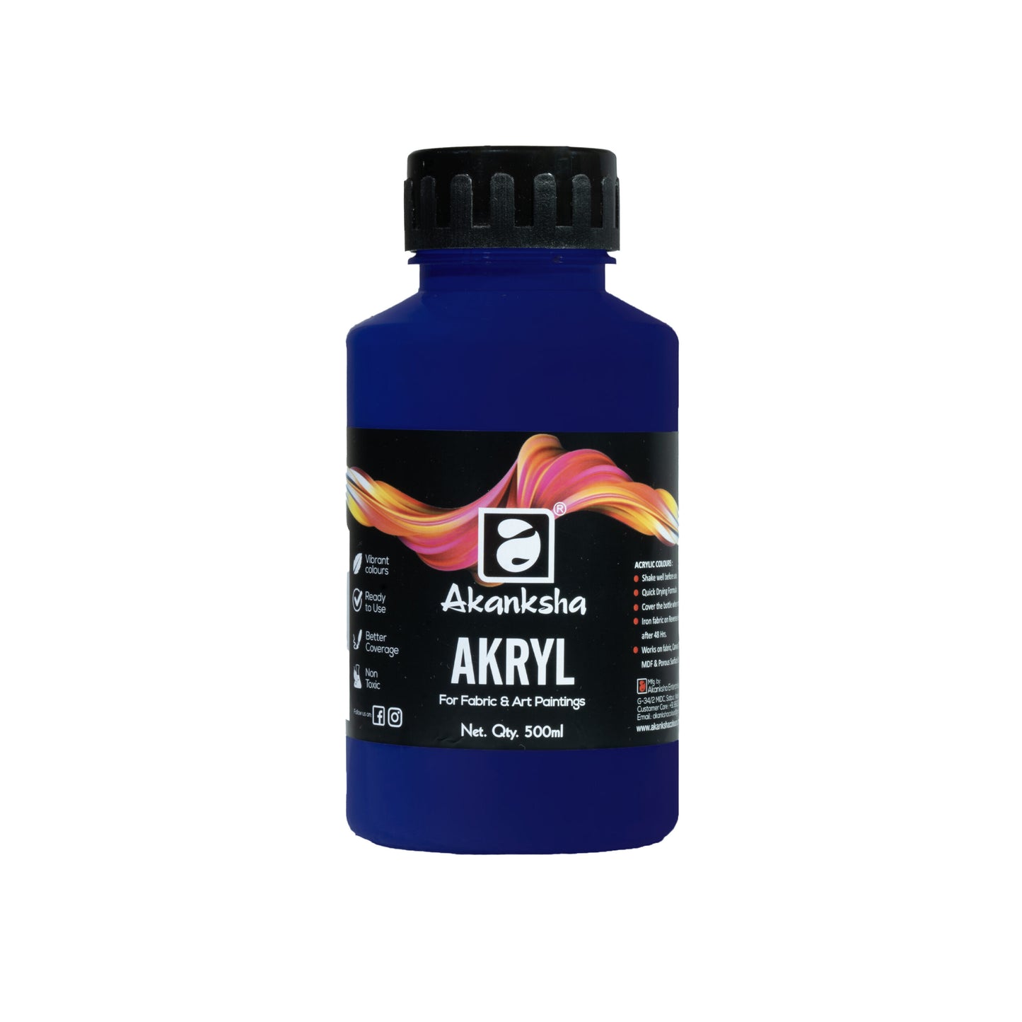Akansha Acrylic Colours 1 Ltr