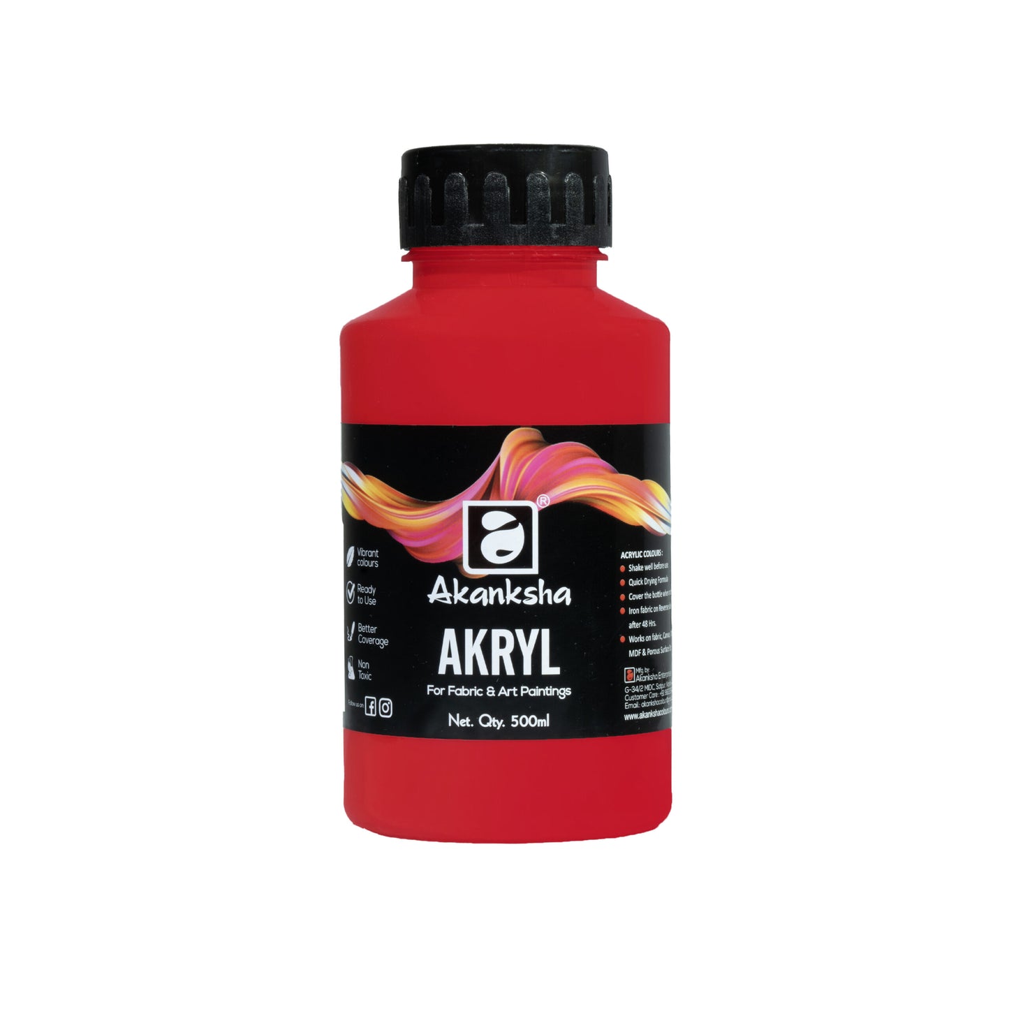 Akansha Acrylic Colours 1 Ltr