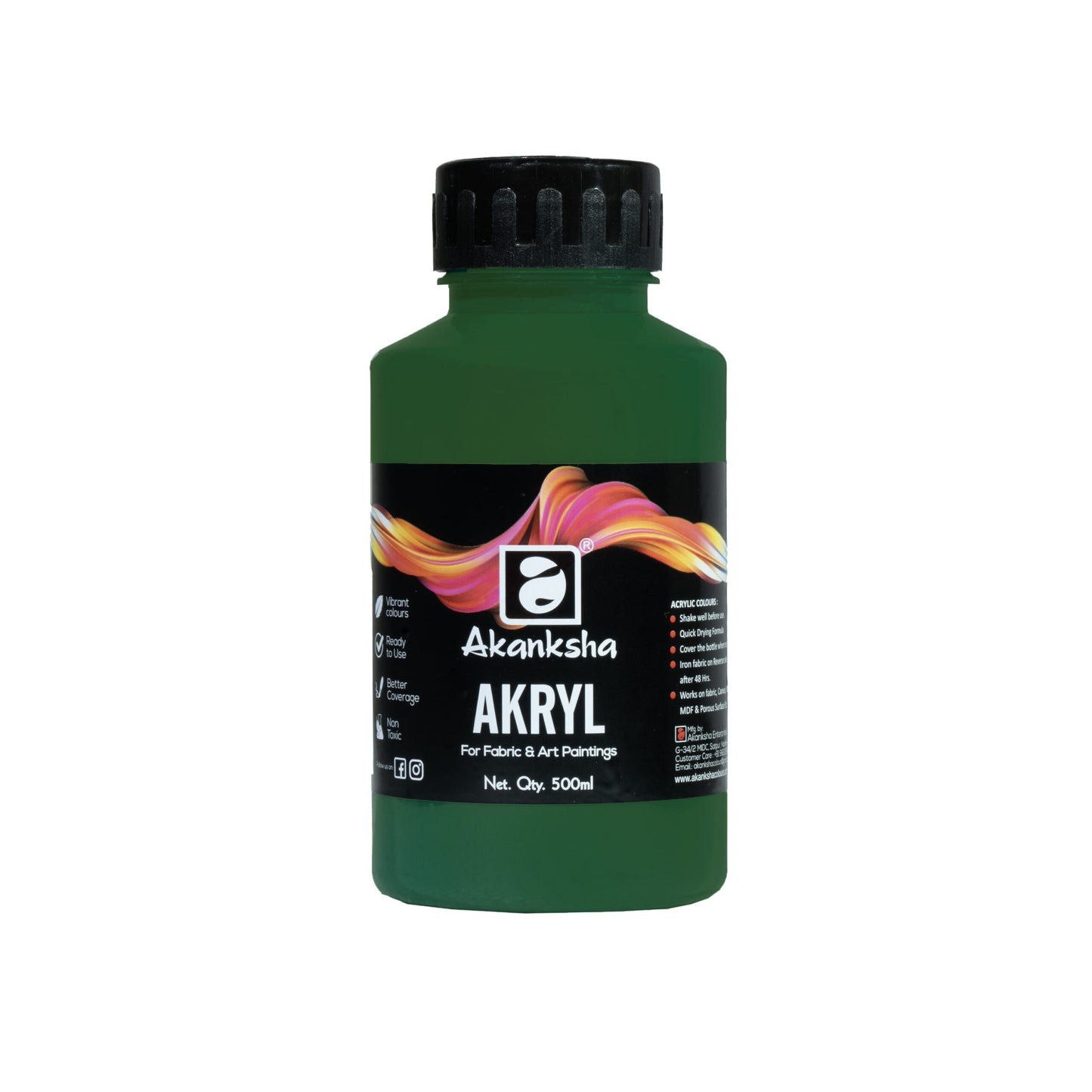 Akansha Acrylic Colours 1 Ltr