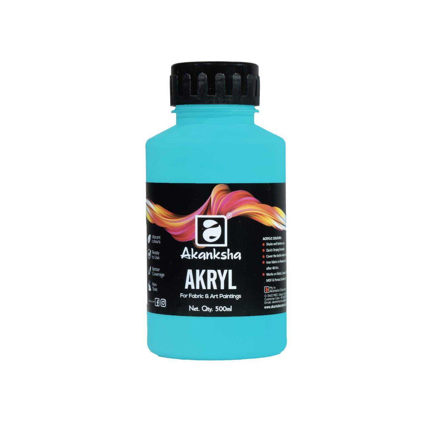 Akansha Acrylic Colours 1 Ltr