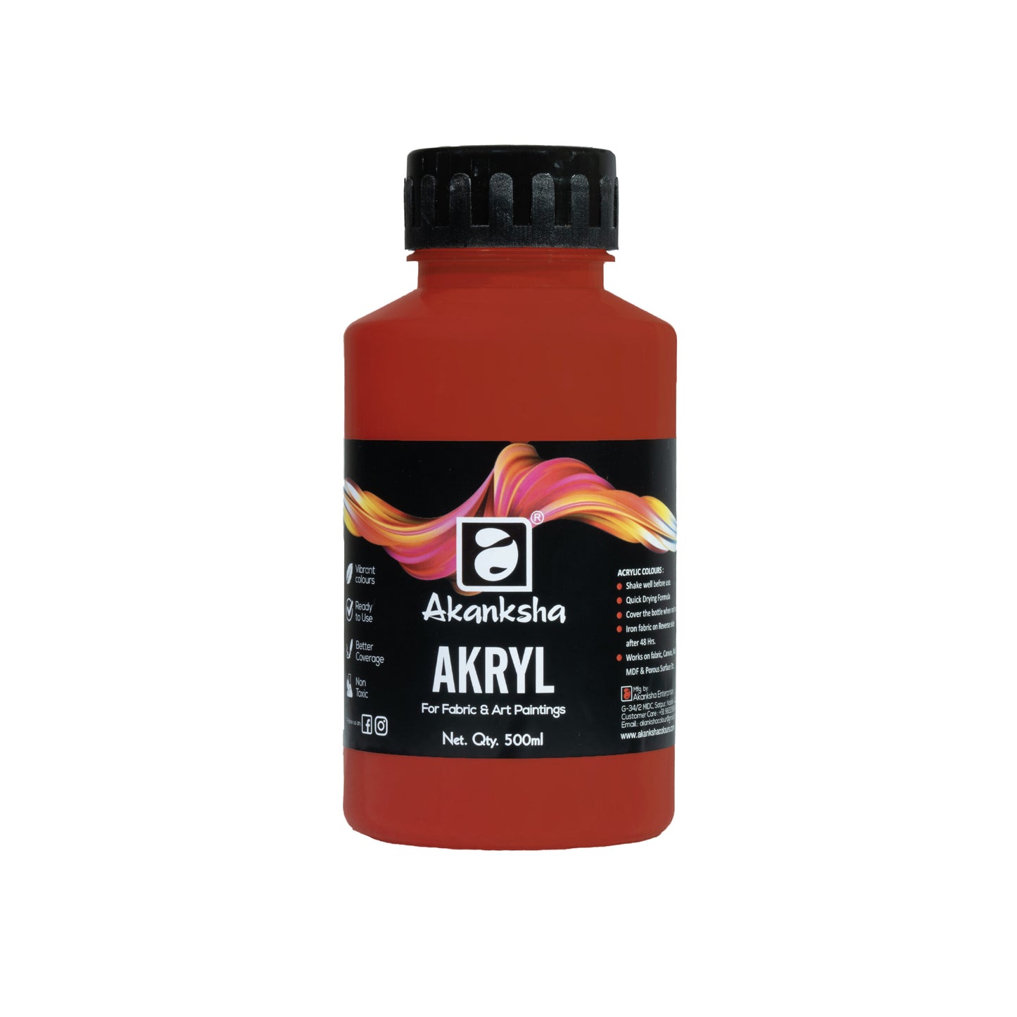 Akansha Acrylic Colours 1 Ltr