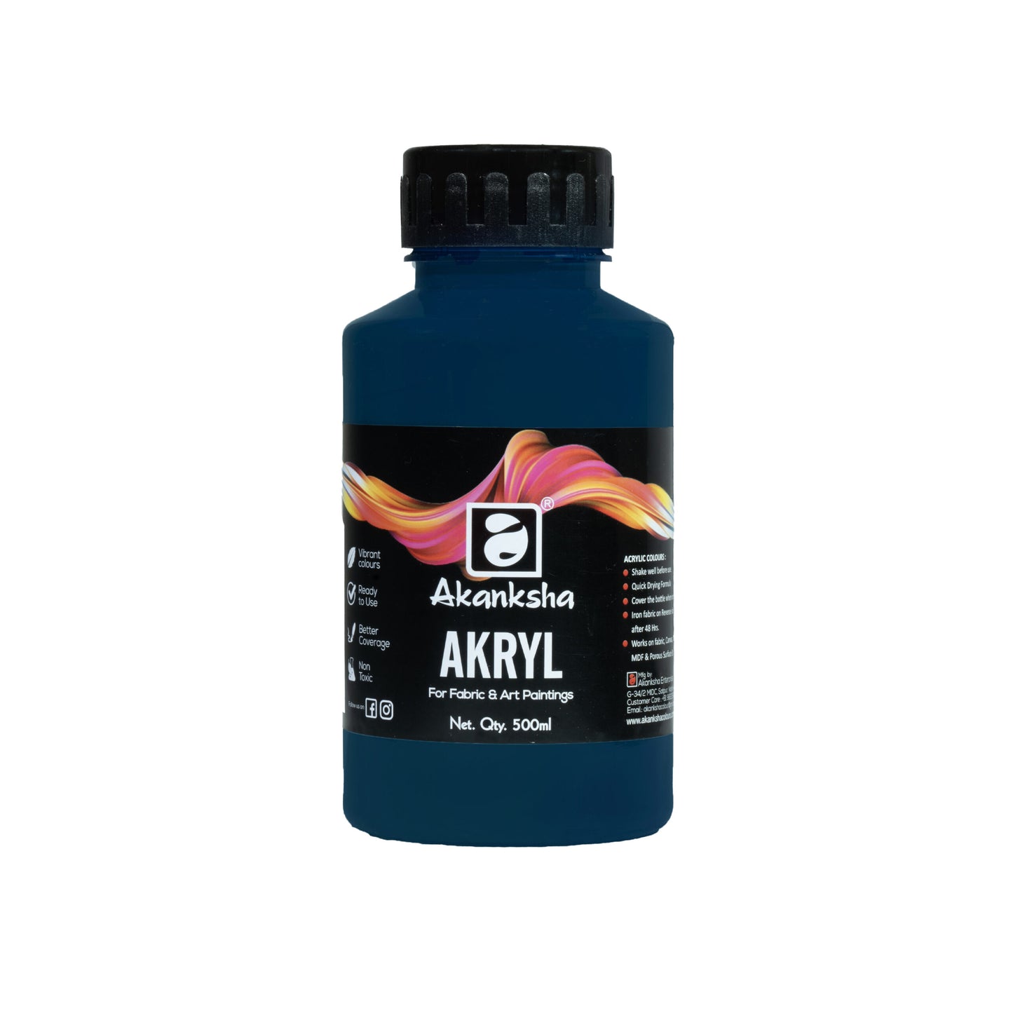 Akansha Acrylic Colours 1 Ltr