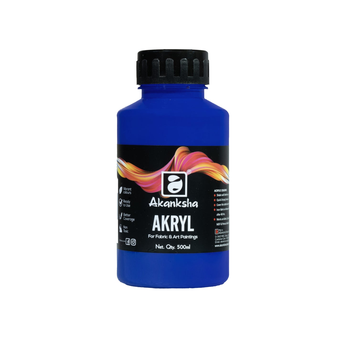 Akansha Acrylic Colours 1 Ltr
