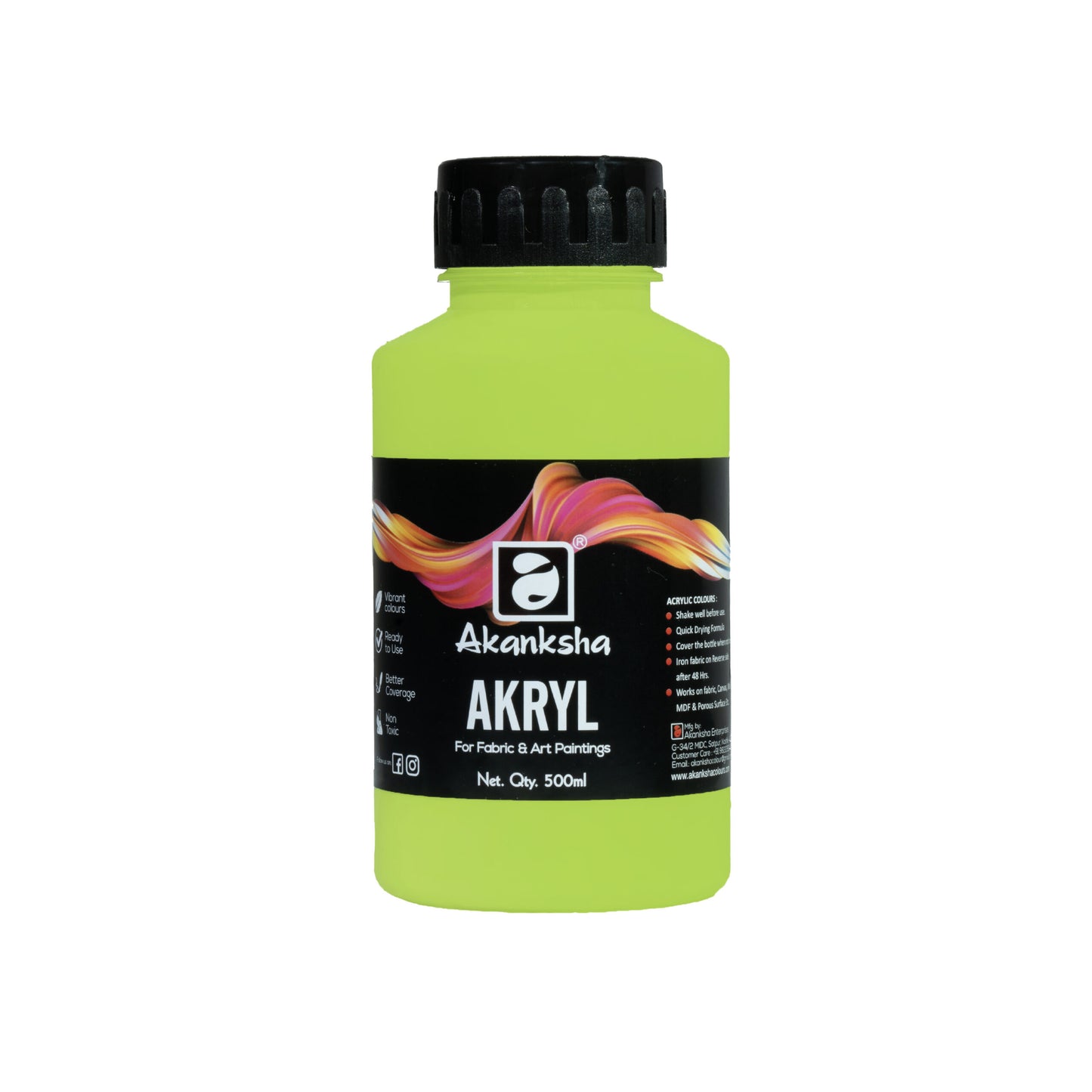 Akansha Acrylic Colours 1 Ltr