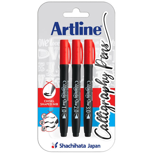 Artline Ergoline Black Colour Calligraphy Pen Set of 3