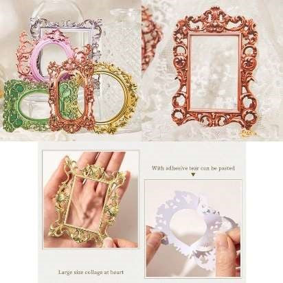 Baroque Frame Retro Paper