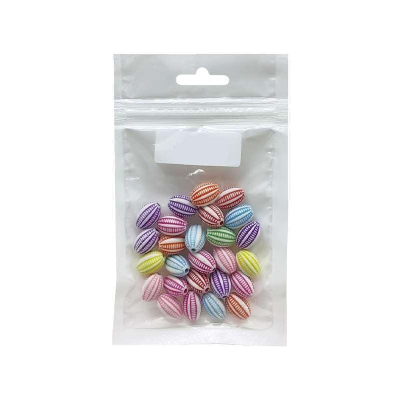 Bracelet Beads Oval 20g