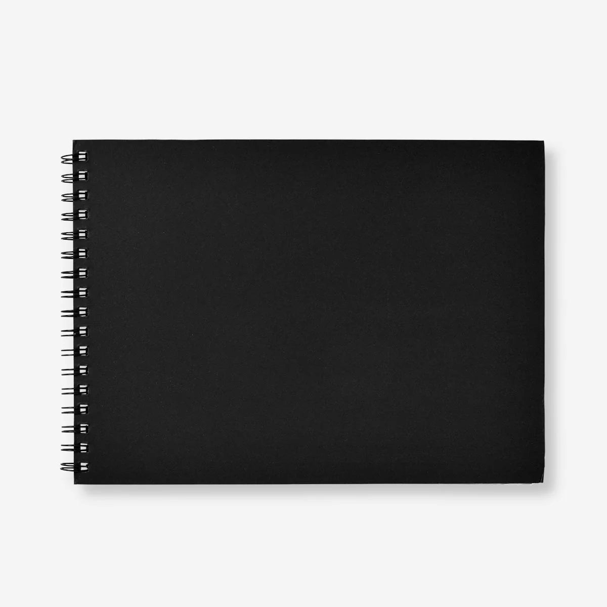 Sketchbook with Black Sheets, 80 Pages