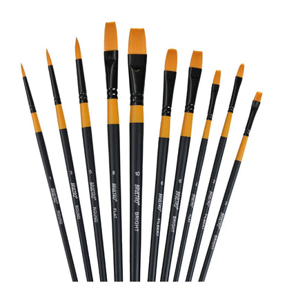BRUSTRO Artist Brushes Gold Taklon