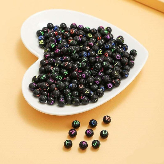Craft Beads Alphabets 500g