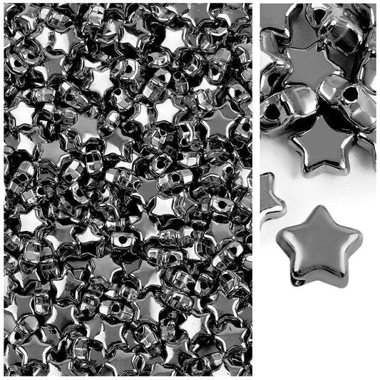 Craft Beads Metallic Star 500g