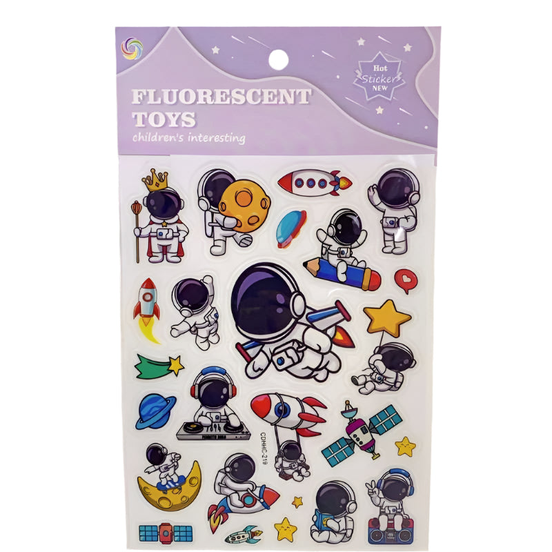 Fluorescent Glow in Dark Sticker