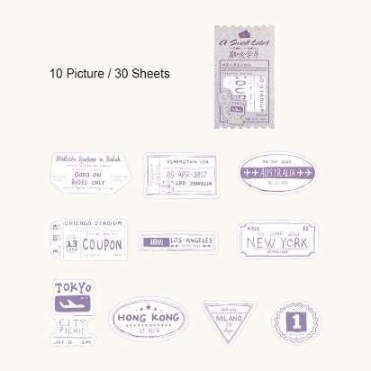 Lable Cutout Sticker