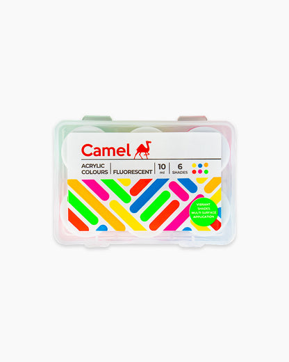 Camel Fluorescent Acrylic Paint Set