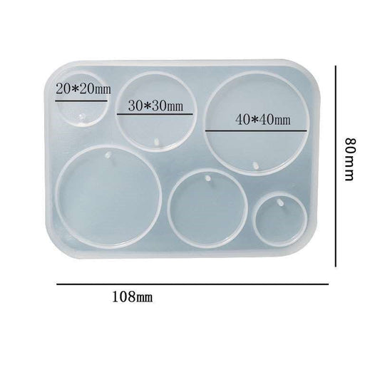 Round Pendant Silicon Mould