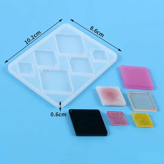 Diamond Pendants Silicon Mould
