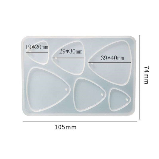 Triangular Pendants Silicon Mould