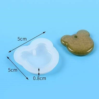 Teddy Pendant Silicon Mould