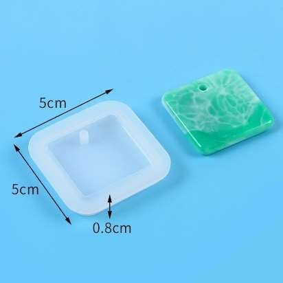Square Pendant Silicon Mould