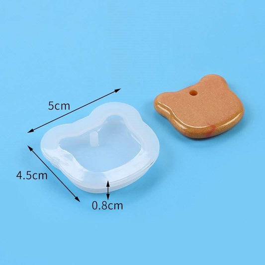 Teddy Pendant Silicon Mould