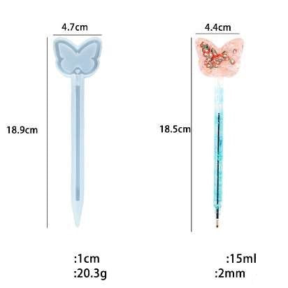 Butterfly Pen Silicon Mould