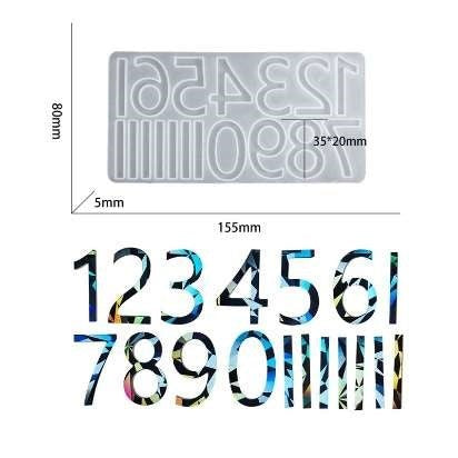 Numbers Silicon Mould
