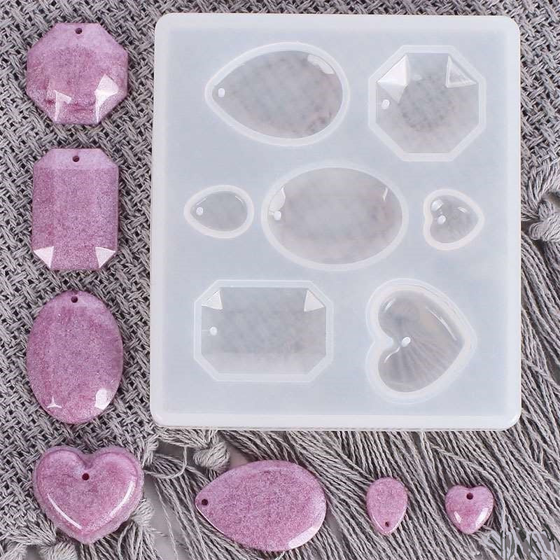 Gem Earrings & Pendants Silicon Mould