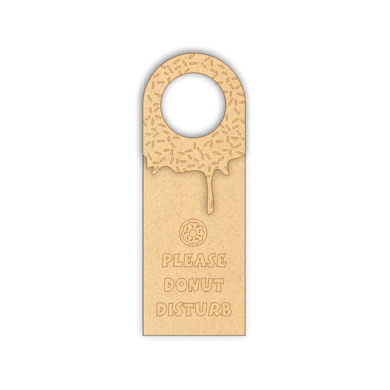 MDF Door Knob Hanger - Donut