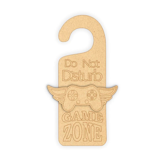 MDF Door Knob Hanger - Gaming