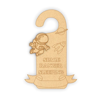 MDF Door Knob Hanger - Space