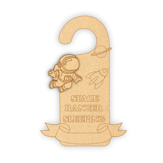 MDF Door Knob Hanger - Space