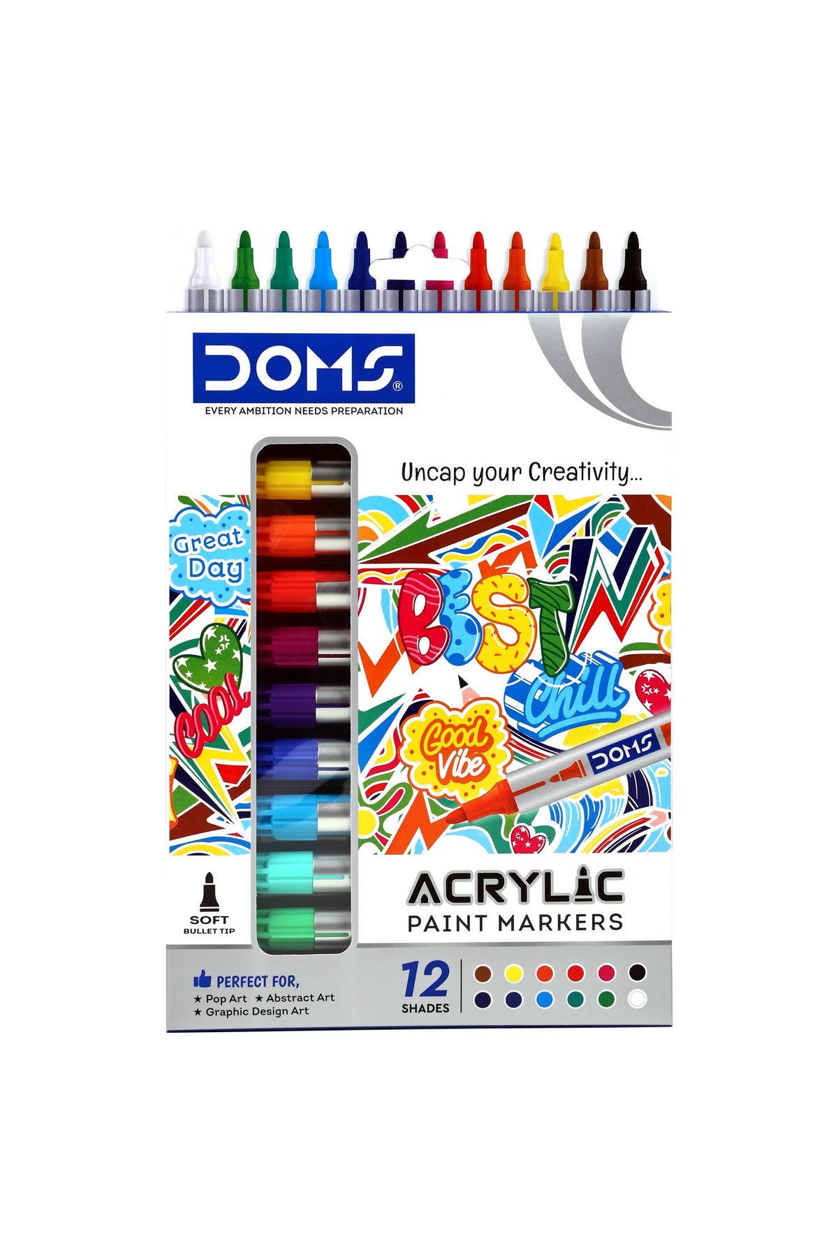 DOMS Acrylic Markers