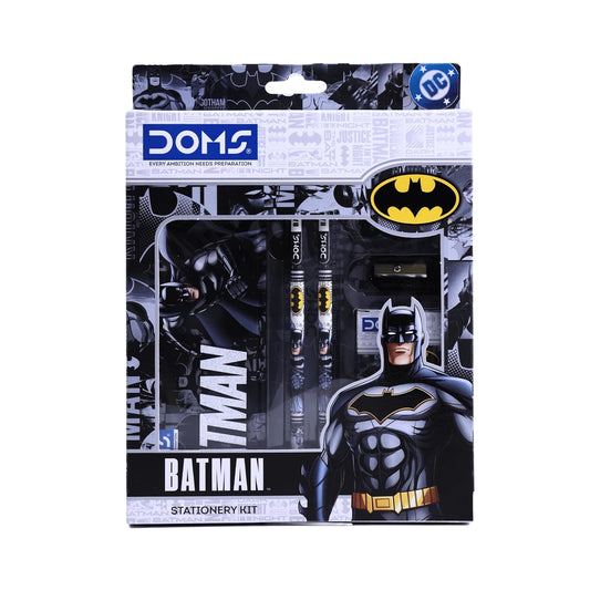 DOMS Batman Stationery Kit | Combination of 6 Stationery Products