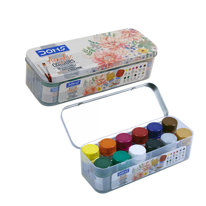 DOMS Acrylic Paints Set, 15ml