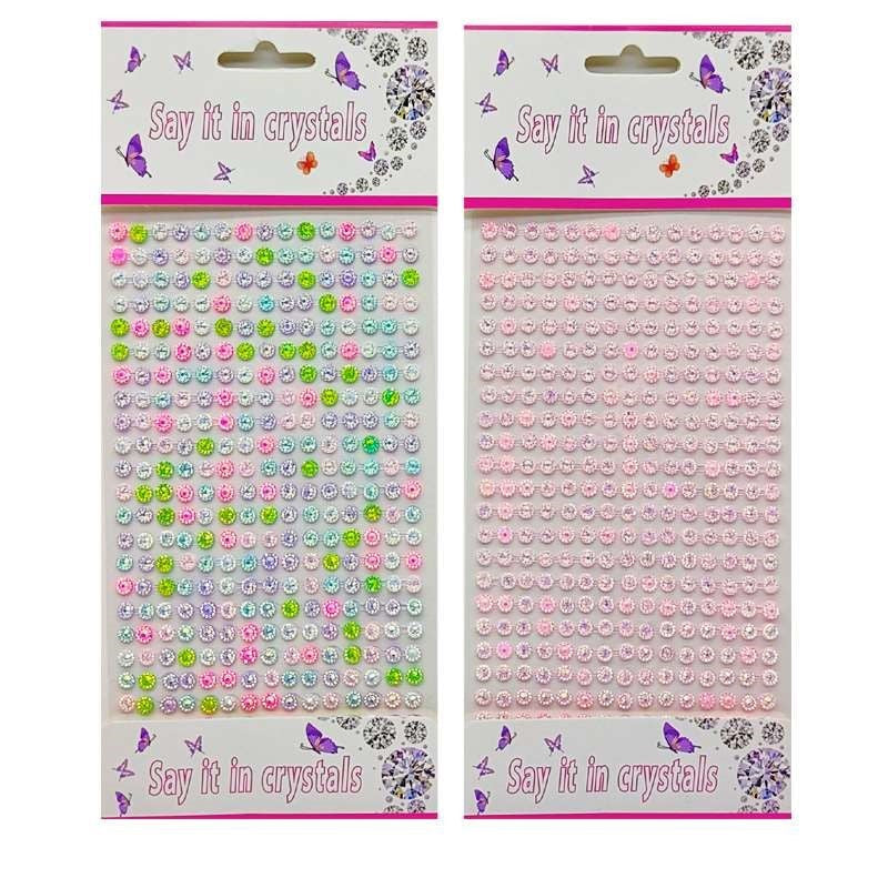 Dotted Diamond Crystals Sticker
