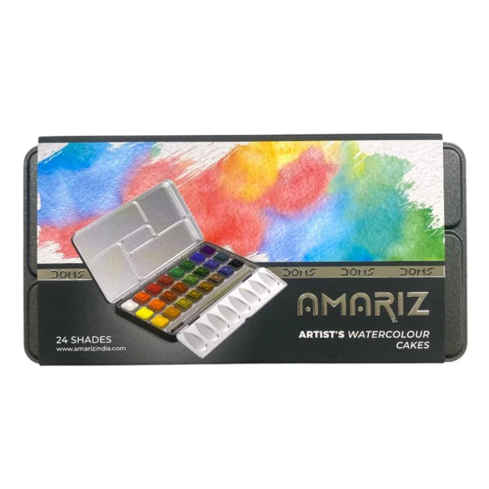DOMS Amariz Artists Watercolour Cakes 24 Shades