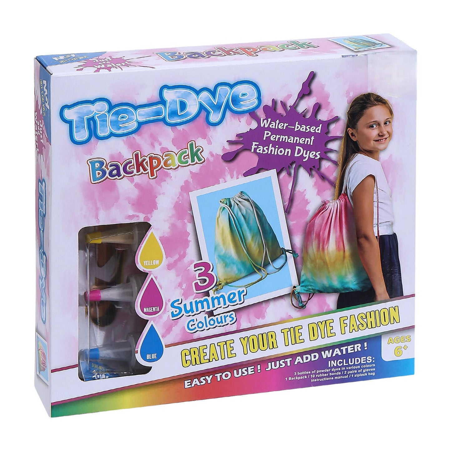 Draw String Bag Tie and Dye kit