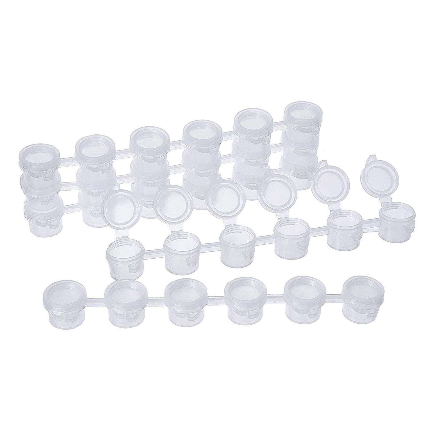 Empty Paint Pots Strip | 6 wells x 3ml