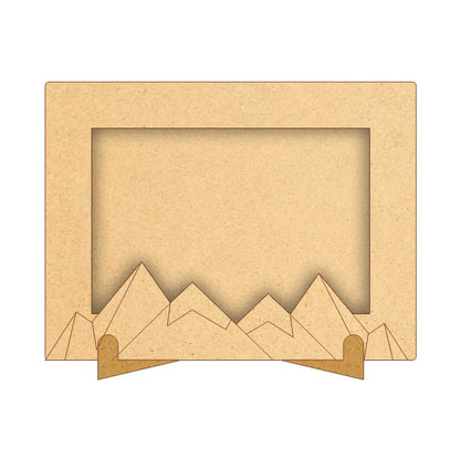 DIY MDF Photo Frame - Mountain