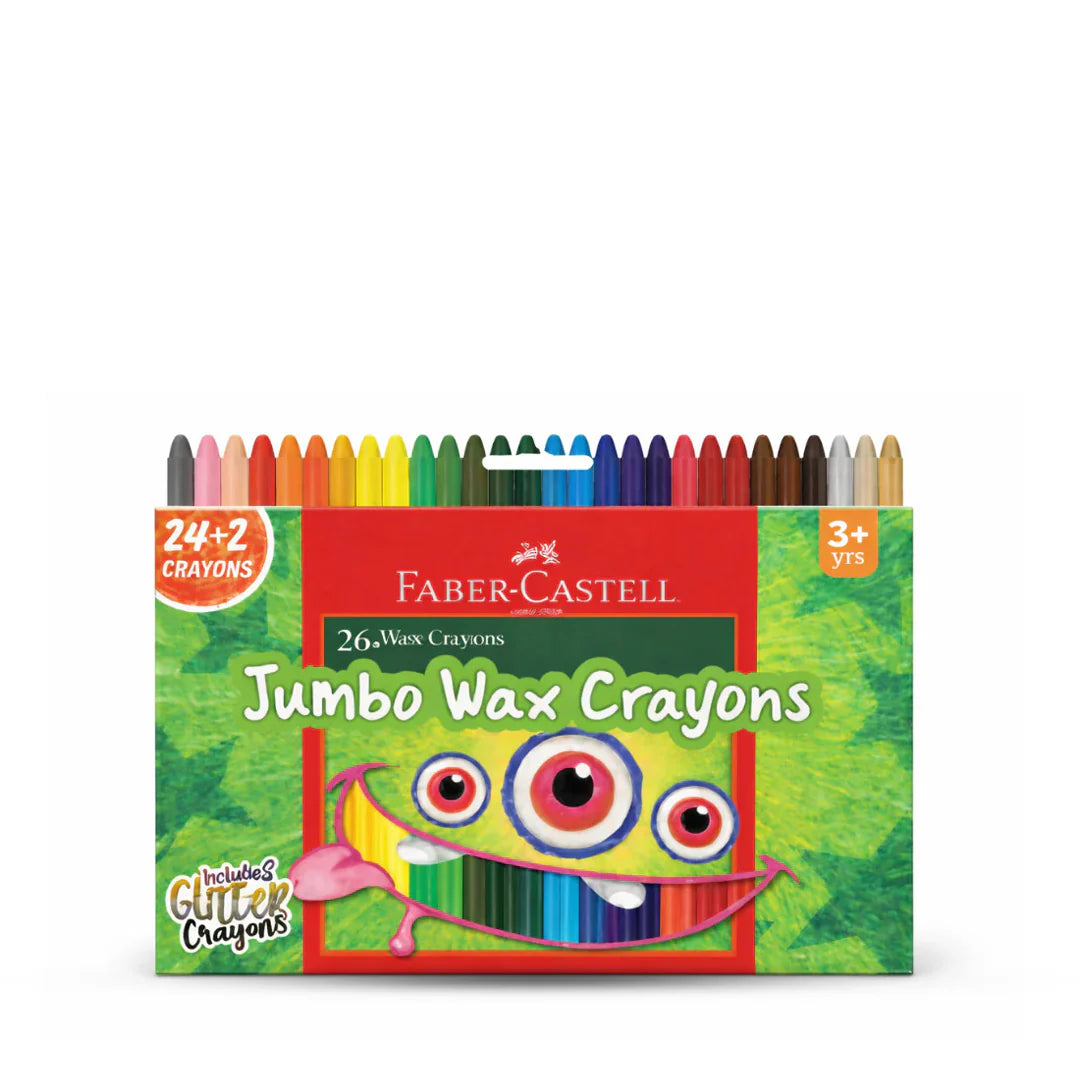 FABER-CASTELL Jumbo Wax Crayons