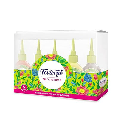 Fevicrly 3D Regular Outliners Set 20ml