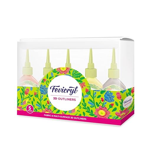 Fevicrly 3D Regular Outliners Set 20ml