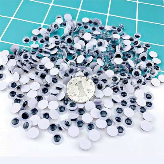 Googly Eyes Round 10mm, 85pcs