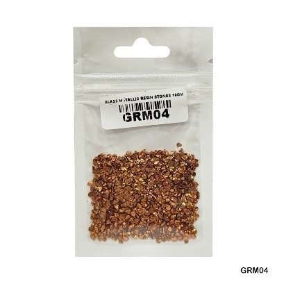 Glass Metallic Resin Stones 10g