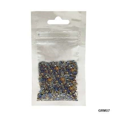 Glass Metallic Resin Stones 10g