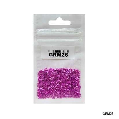 Glass Metallic Resin Stones 10g